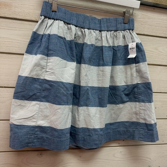 GAP 1969 Blue & White Stripe Skirt | Size M | NWT - Picture 2 of 7